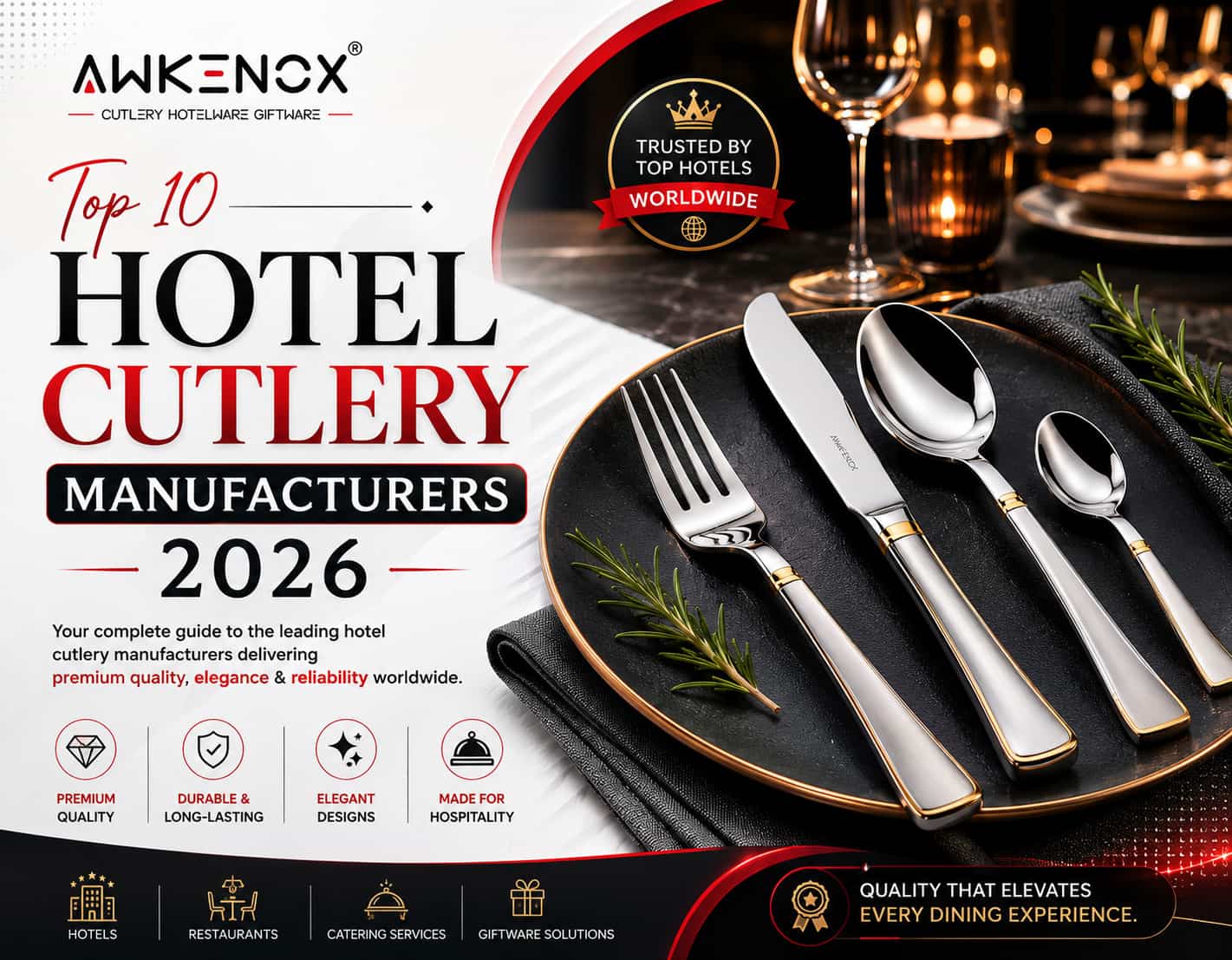 Top 10 Hotel Cutlery Manufacturers 2026