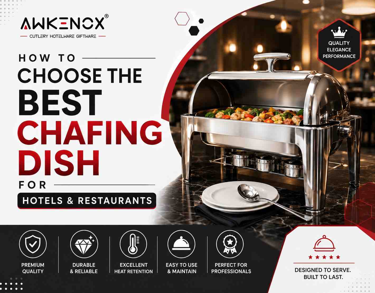How to Choose the Best Chafing Dish for Hotels and Restaurants