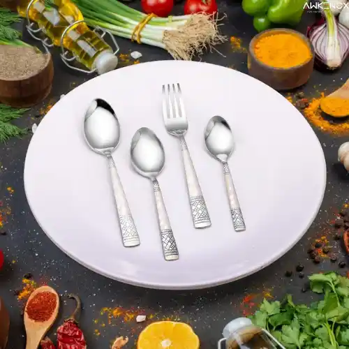 Spoon and Fork Cutlery Set Of 24 Pcs