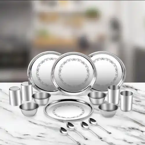 Stainless Steel Set Of 16 Pcs