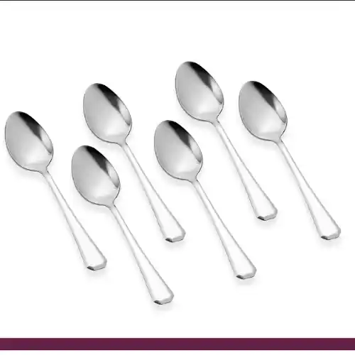 Cutlery Set in Leathrite Box with Spoon and Fork 24 Pcs